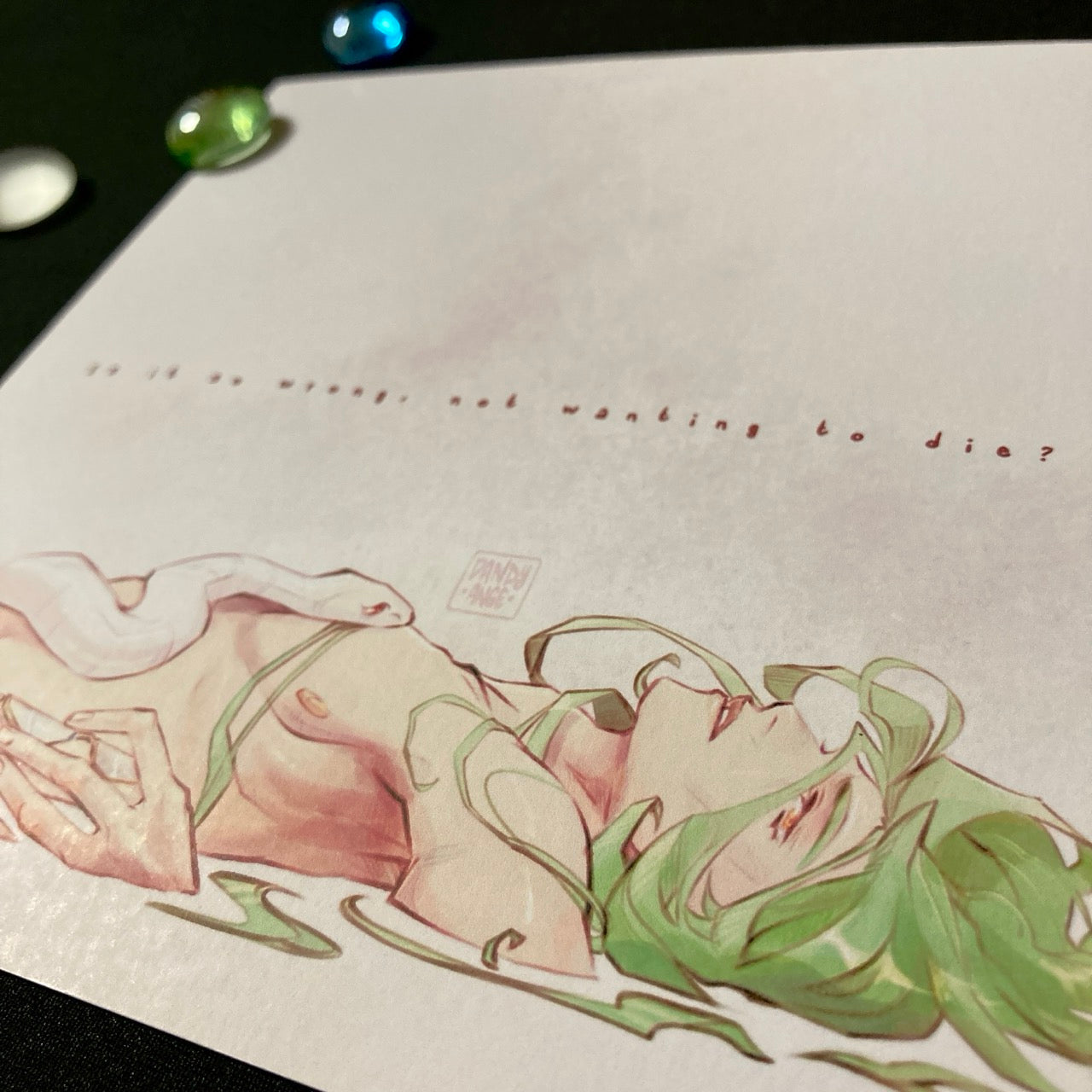 Is it so wrong, not wanting to die? - Print
