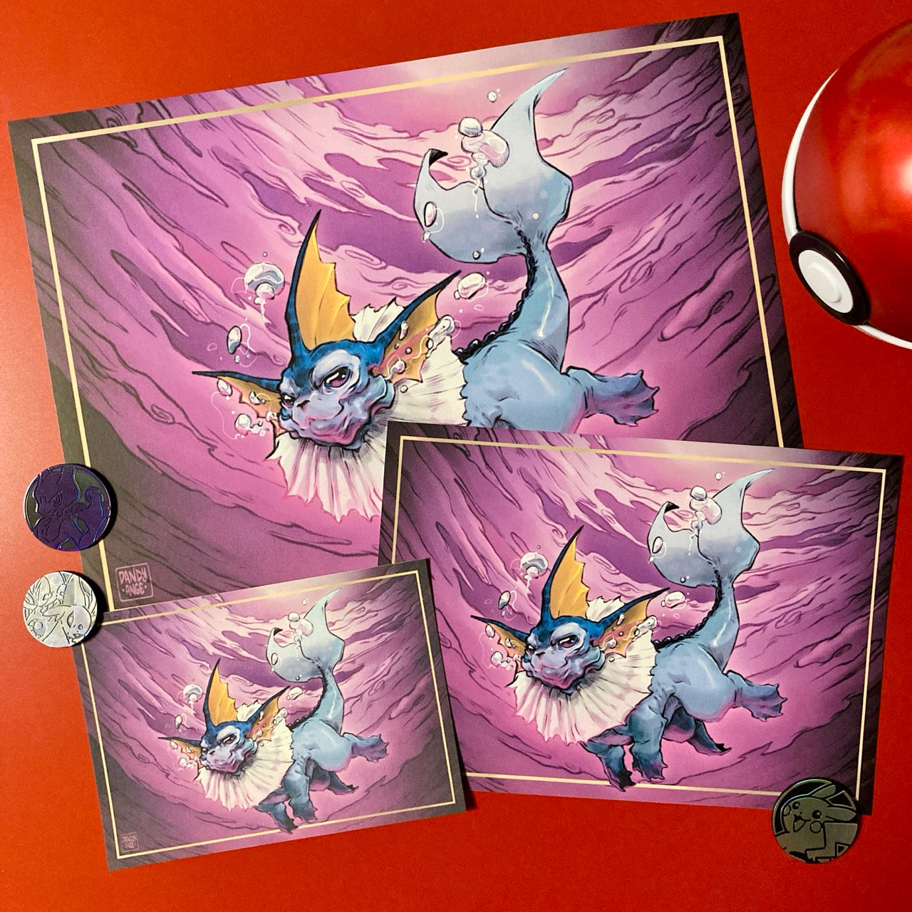 Dark Vaporeon - Print