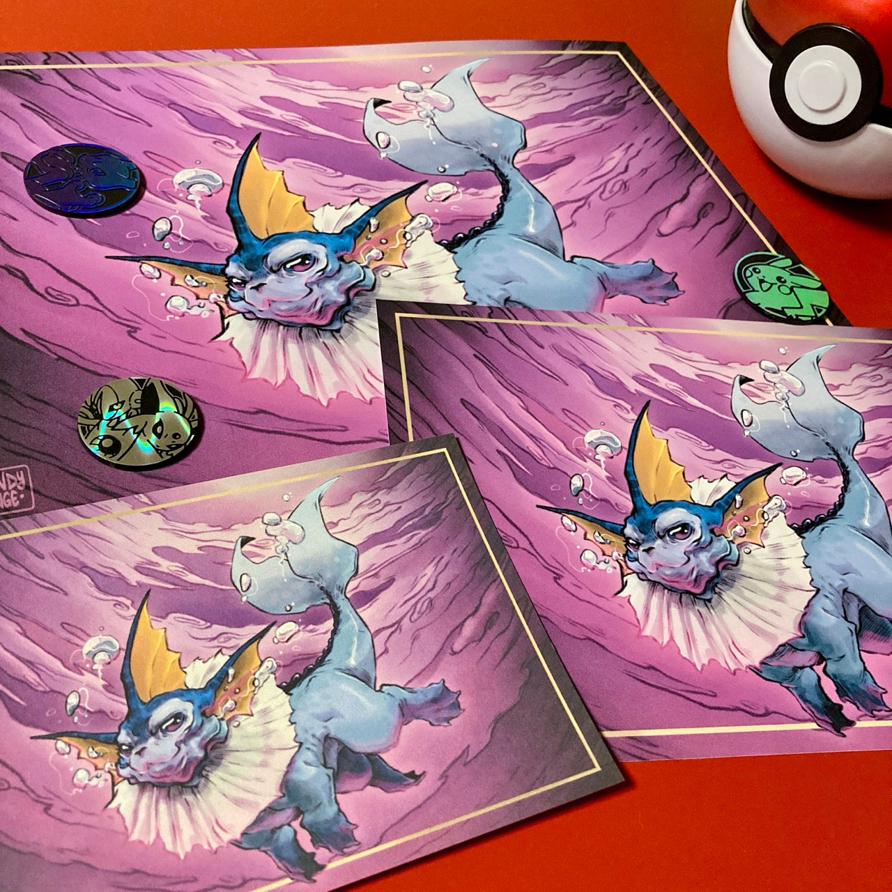 Dark Vaporeon - Print