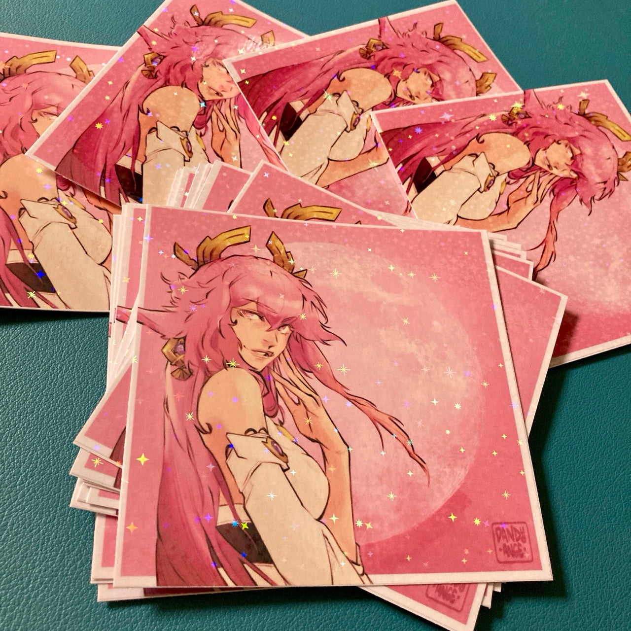 Moon Fox - Print & Holo Print