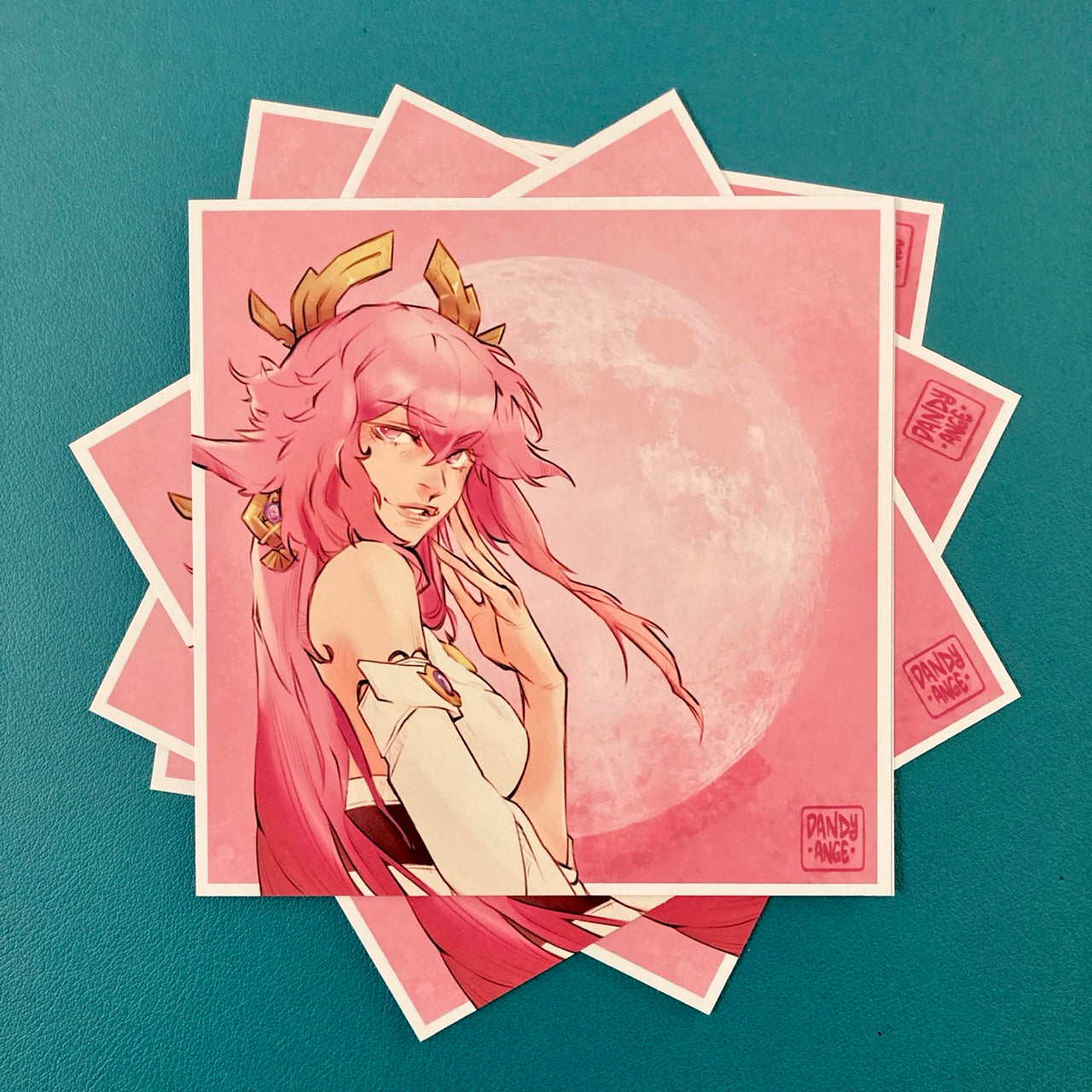 Moon Fox - Print & Holo Print