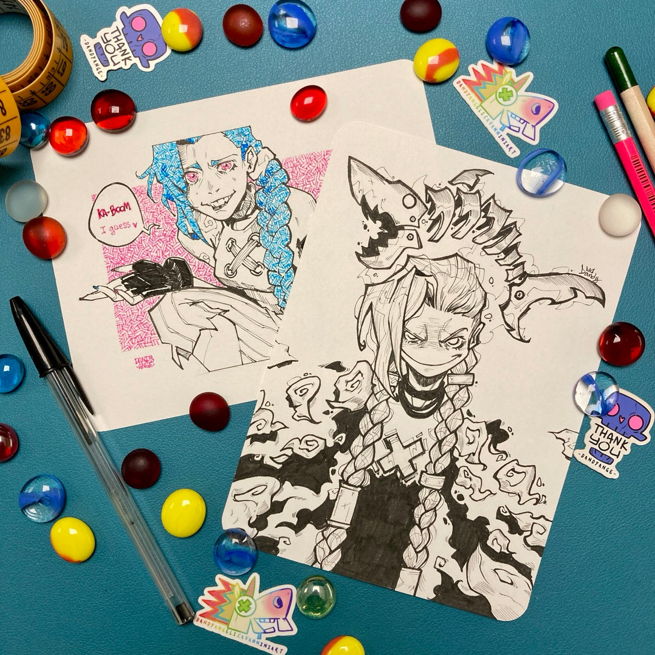 JINX - Original Artwork (Set of 2)