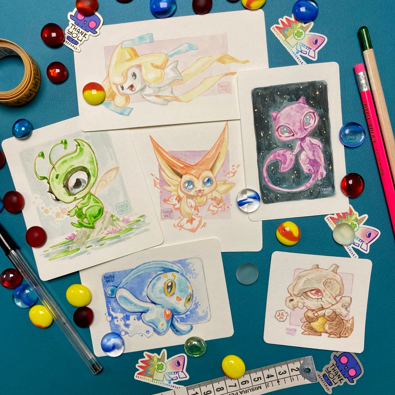 PokéPack - Original Artwork + Gift (Set of 5)