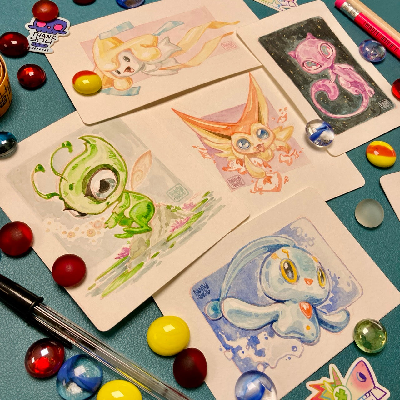 PokéPack - Original Artwork + Gift (Set of 5)