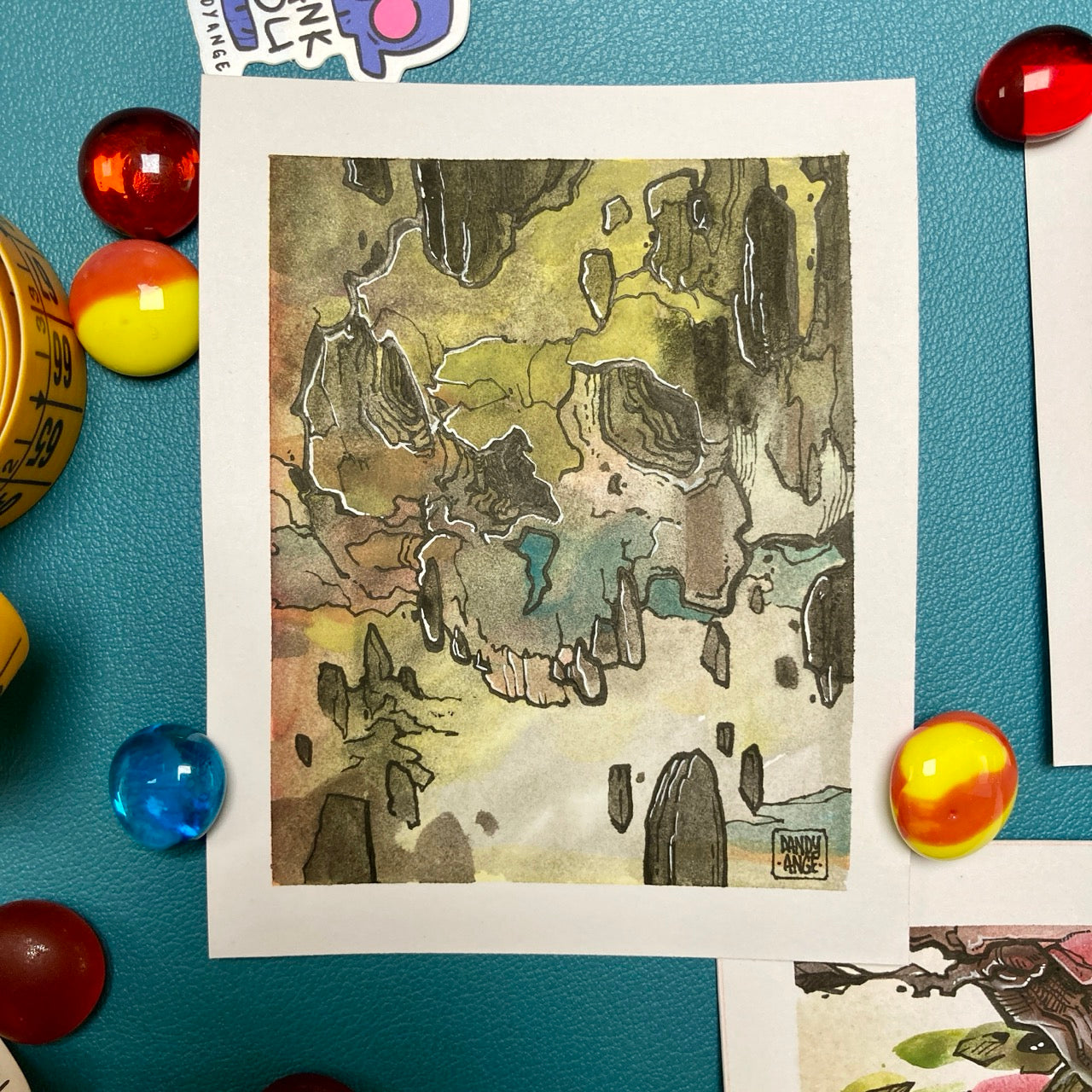 Discovered Skulls - Original Artwork (Set of 6)