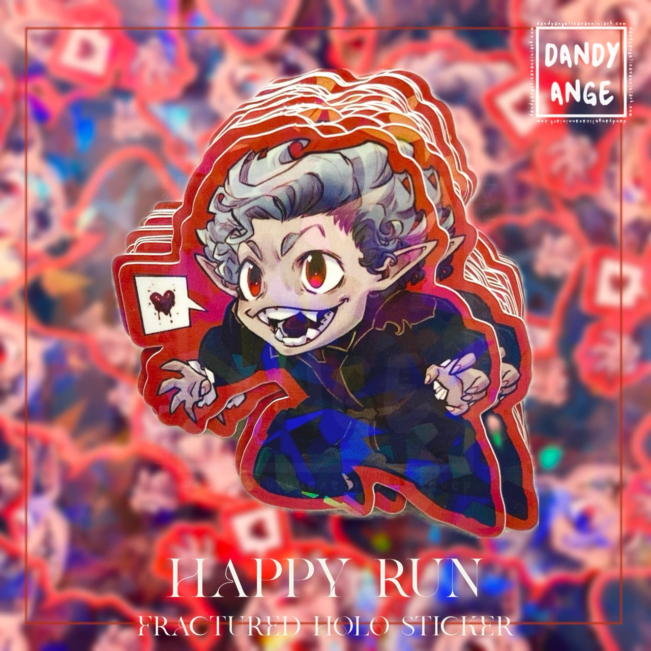 Happy Run - Sticker