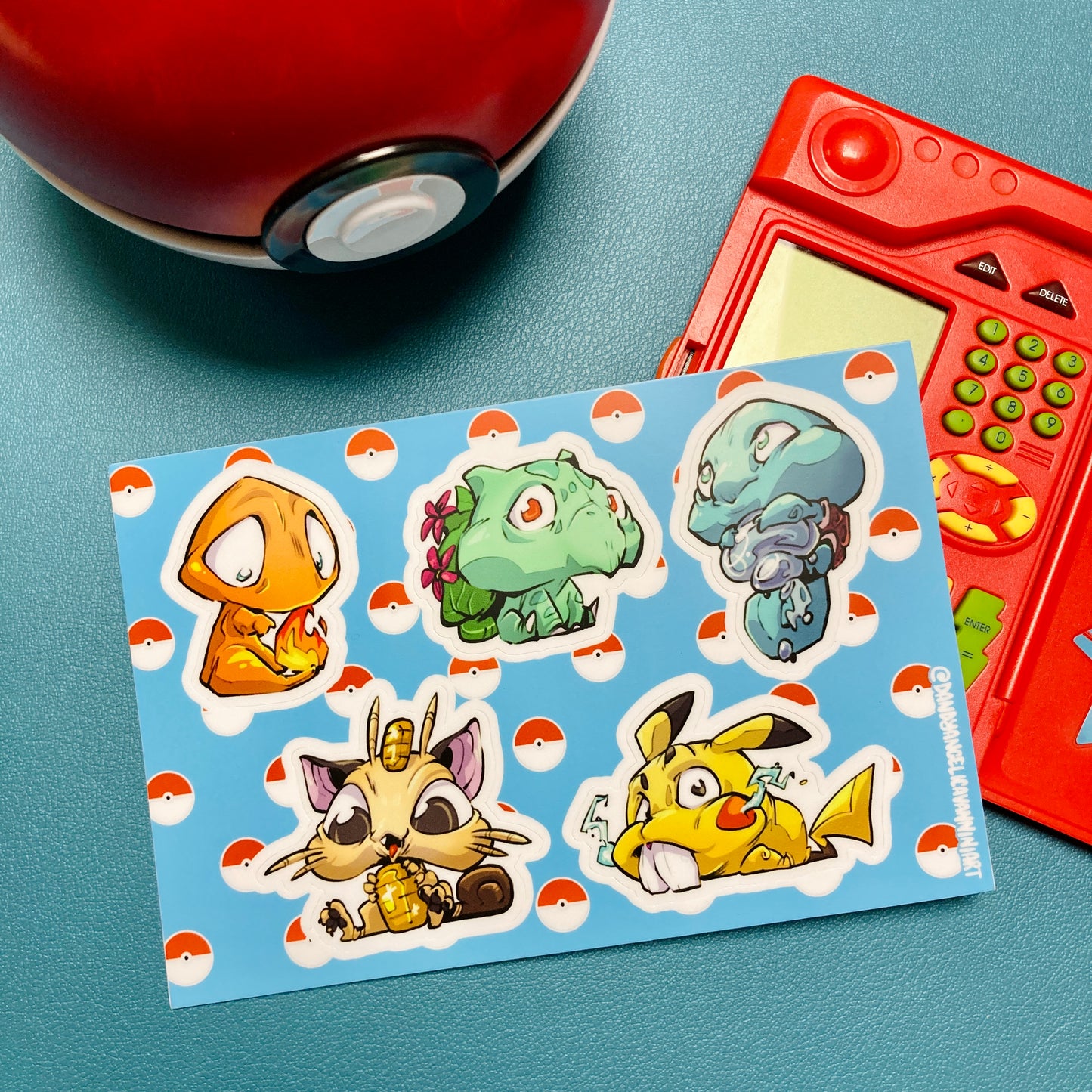 Poké 1 - Sticker Sheet