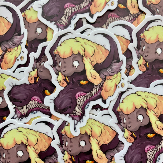 Wolf in a Sheep's Clothing - Sticker